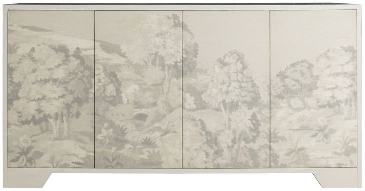 Daliyah Sesame White 4 Door Sideboard