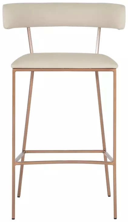 Matlock White Upholstered Bar Stool