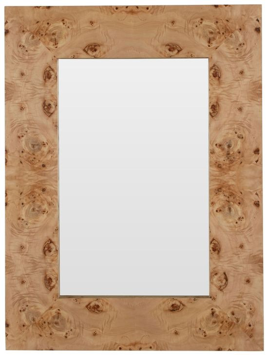 Saul Natural Rectangular Dresser Mirror