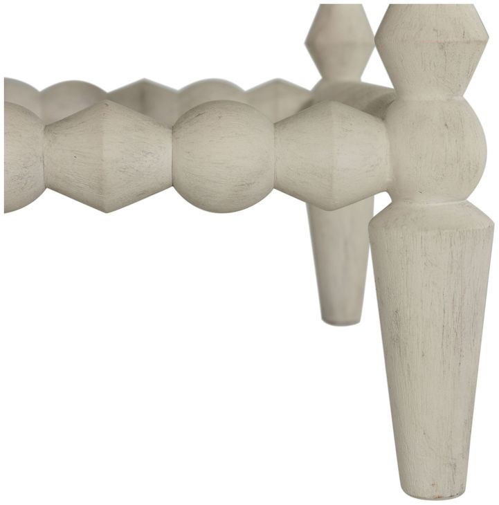 Jennifer White Upholstered 58" Bed Bench