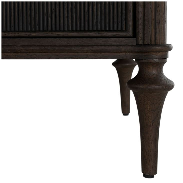 Andrea Dark Stained Oak 3 Drawer Chest