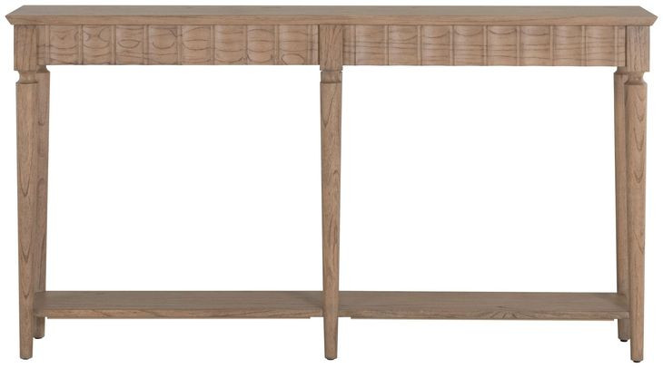 Peterson Bleached Natural Rectangular Long Console Table