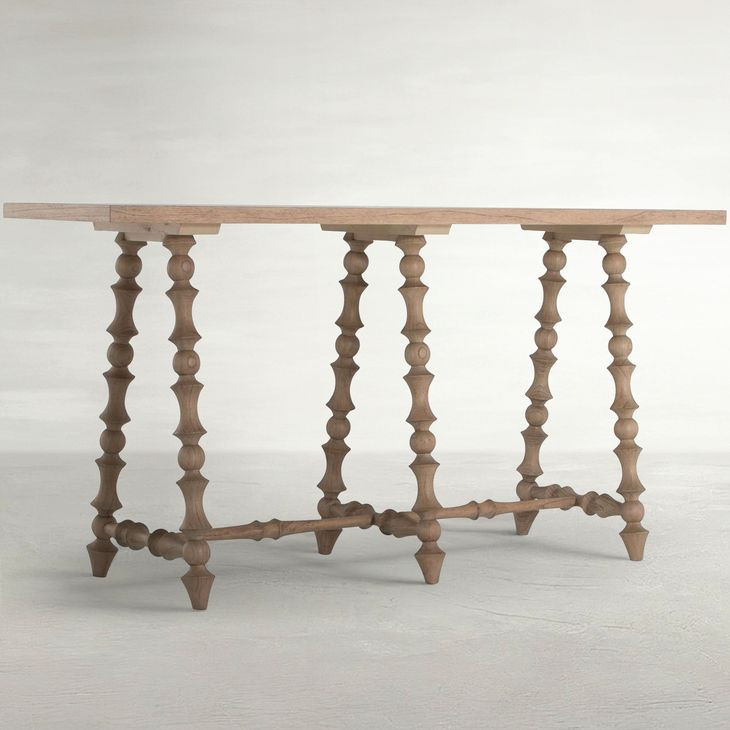 Kirkwood Natural Rectangular Console Table
