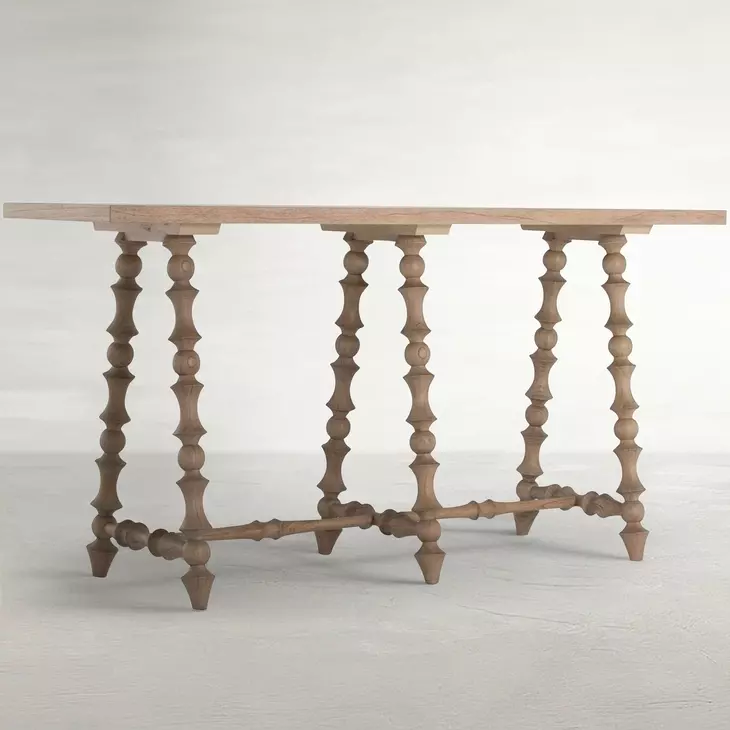 Kirkwood Natural Rectangular Console Table