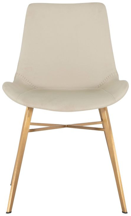 Hines White Upholstered Dining Chair