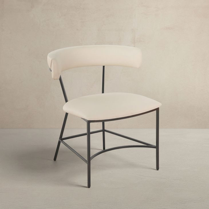 Matlock White Upholstered Dining Chair