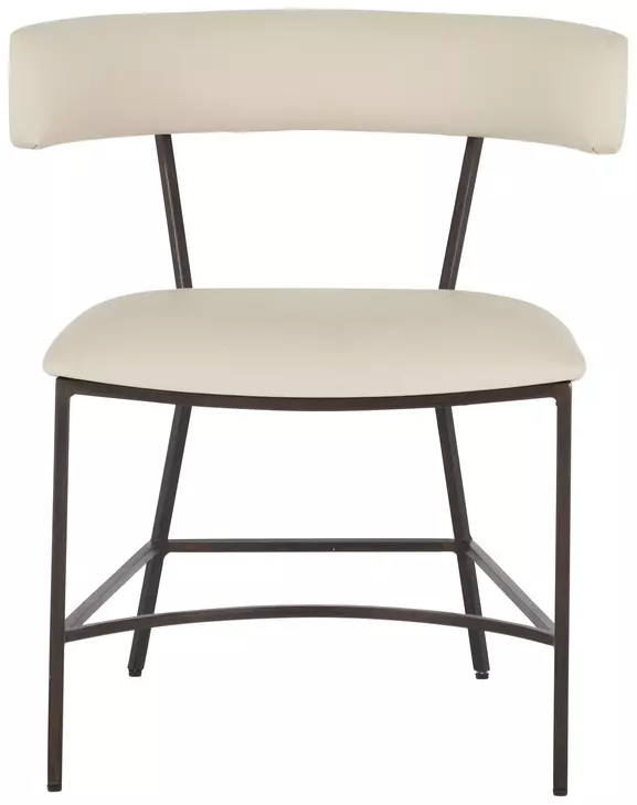 Matlock White Upholstered Dining Chair