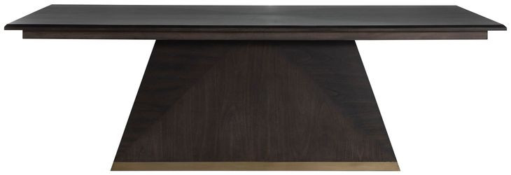Ferris Forest Black 92" Rectangular Dining Table
