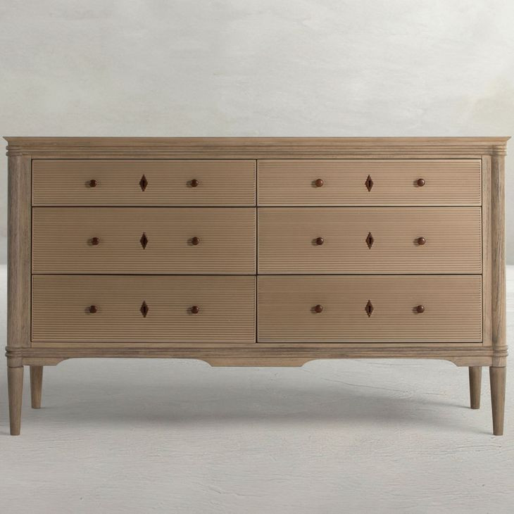 Linnea Blonde Natural 6 Drawer Dresser