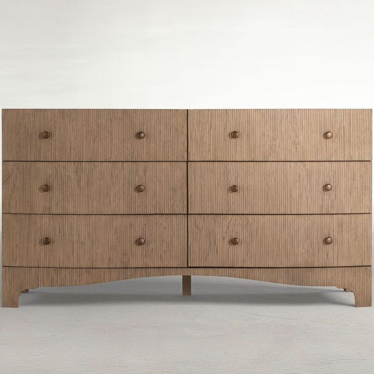 Princeton Blonde Natural 6 Drawer Dresser