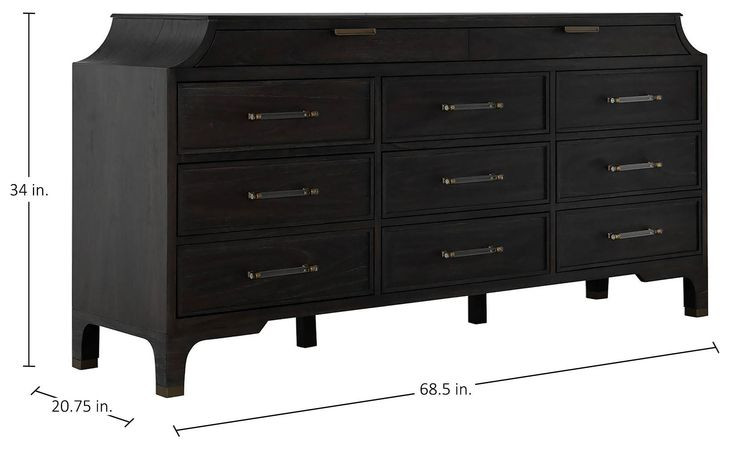 forest designs 11 drawer dresser Forest Designs Traditional Eleven Drawer Dresser - Bed Bath & Beyond