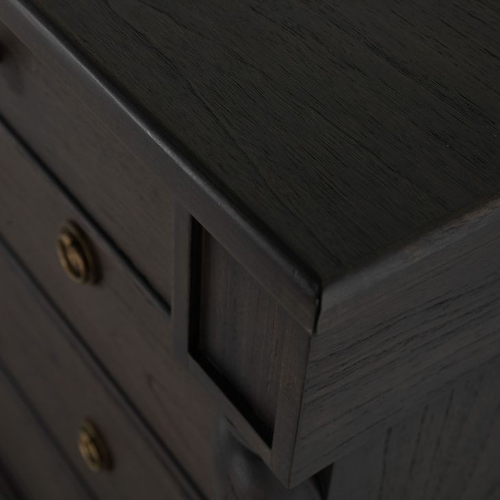 Burkhardt Cerused White 10 Drawer Dresser