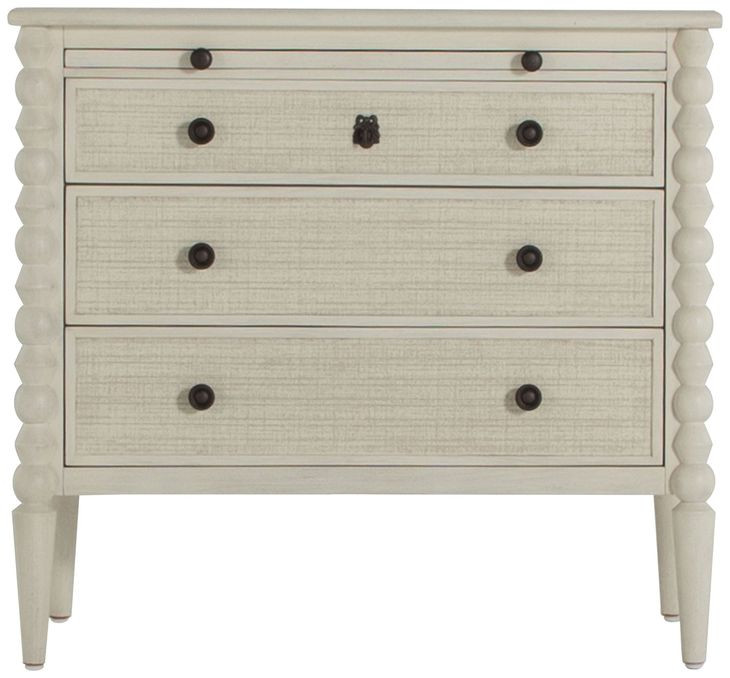 Jennifer Antique Chalk White 4 Drawer Chest