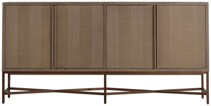 Carol Light Natural Blonde 4 Door Sideboard