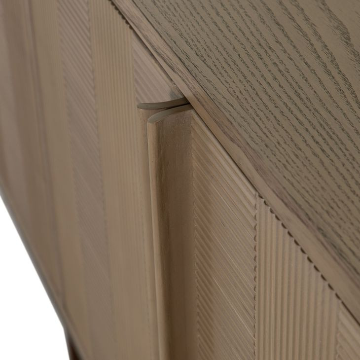 Carol Light Natural Blonde 4 Door Sideboard