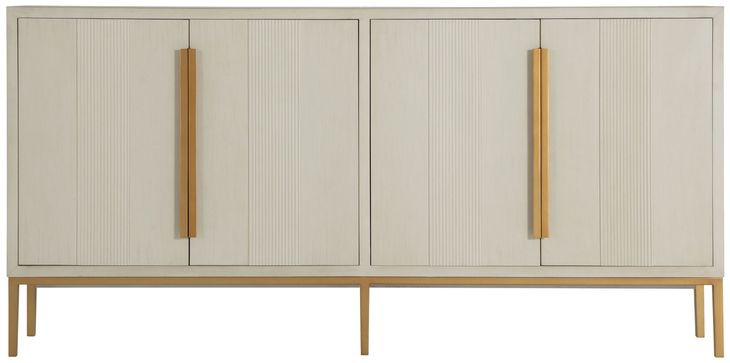 Robinson Sesame White and Stained Gold 4 Door Sideboard