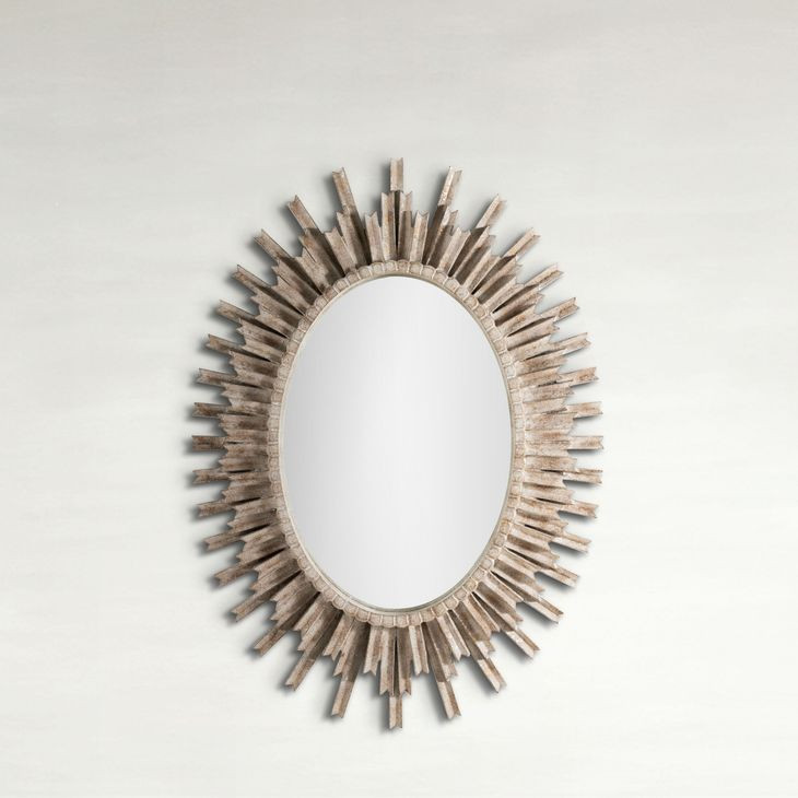 Jean Michel Antique Gold Oval Accent Mirror