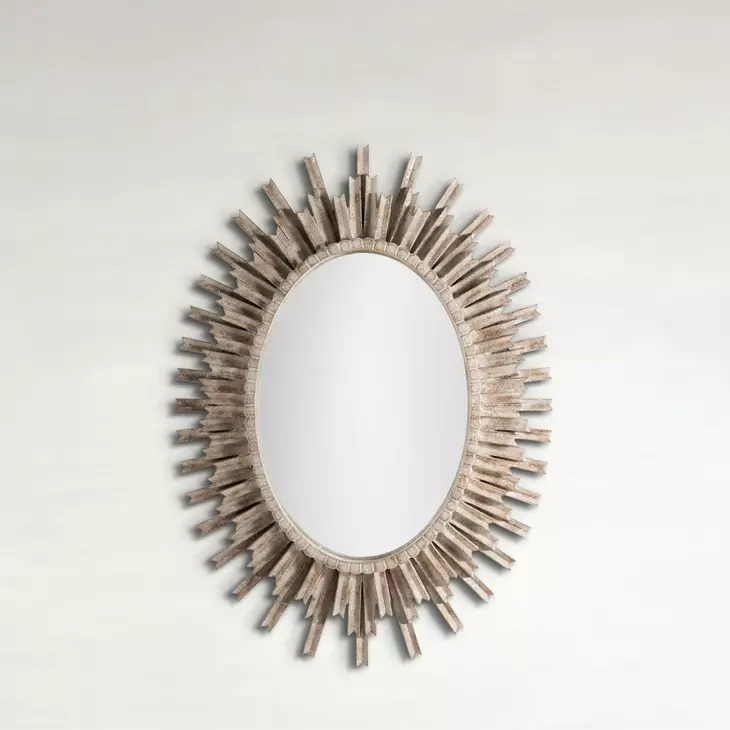 Jean Michel Antique Gold Oval Accent Mirror