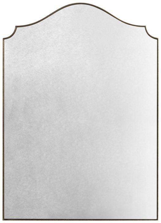 Norma Gilded Gold Arched Dresser Mirror