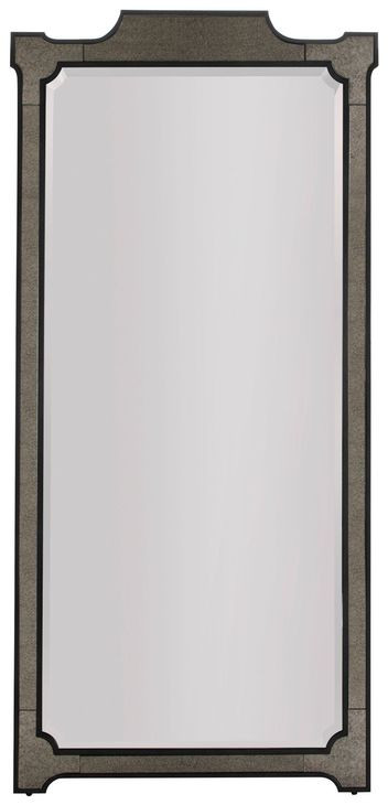 Chantel Aged Antique and Black Rectangular Wall Mirror