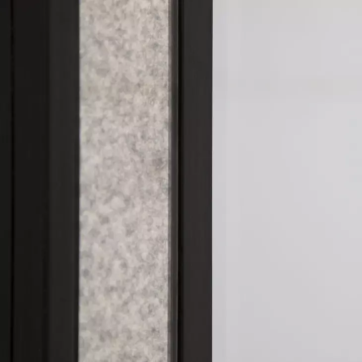Chantel Aged Antique and Black Rectangular Wall Mirror