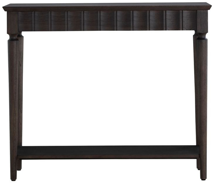 Peterson Dark Stained Oak Rectangular Small Console Table