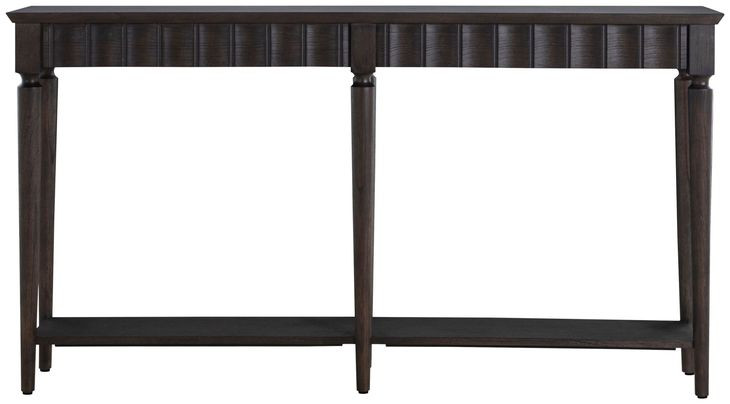 Peterson Dark Stained Oak Rectangular Long Console Table