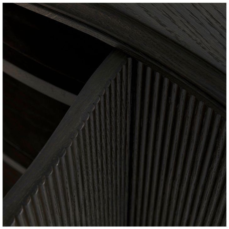 Theodore Dark Stained Oak Rectangular Long Console Table