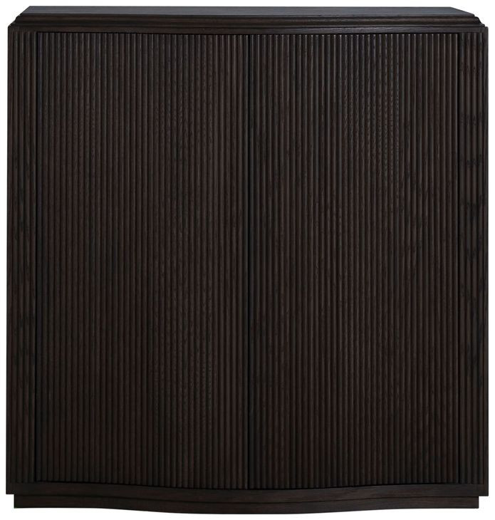 Theodore Dark Stained Oak Rectangular Short Console Table