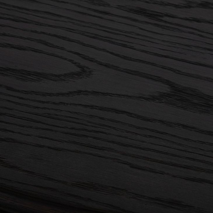 Theodore Dark Stained Oak Rectangular Short Console Table