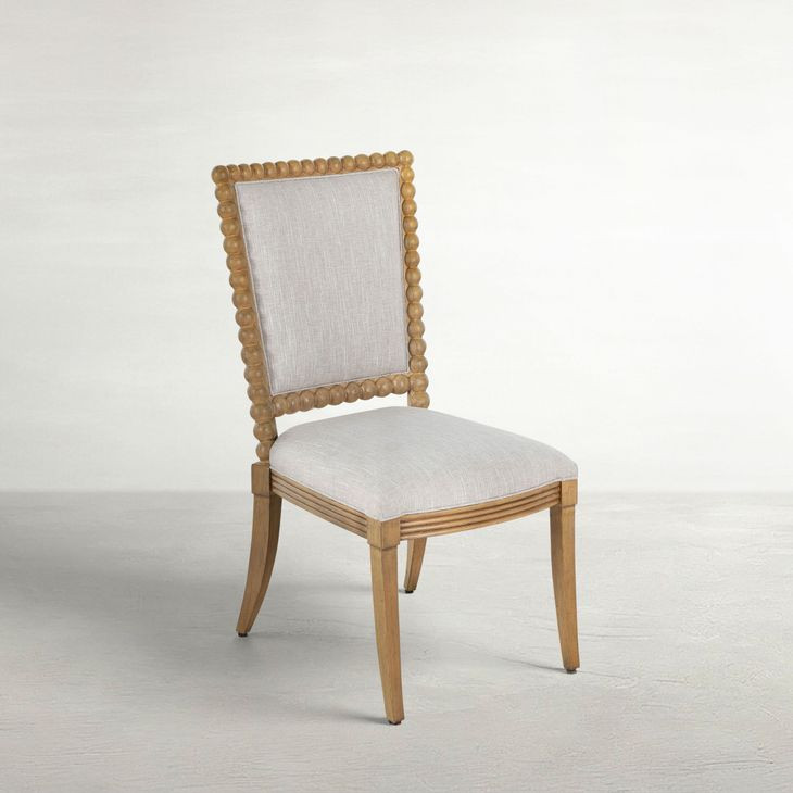 Knox Strai Sand Performance Fabric Dining Chair