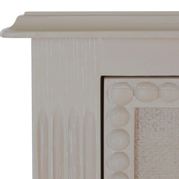 Caroline Cerused White 7 Drawer Dresser