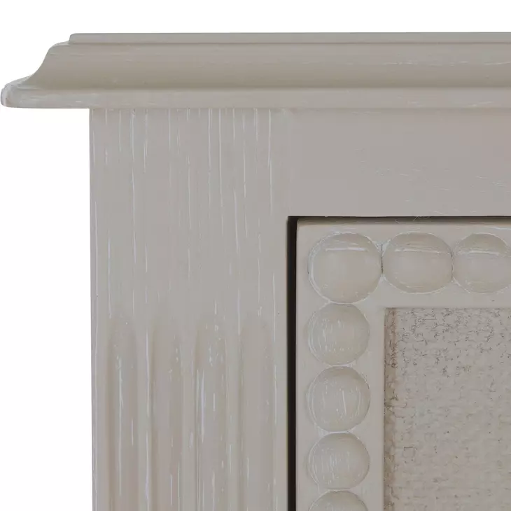 Caroline Cerused White 7 Drawer Dresser