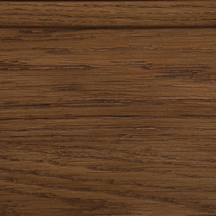 Andrea Satin Oak King Panel Bed