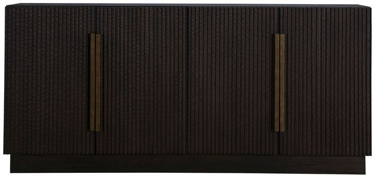 Diego Dark Stained Oak 4 Door Sideboard