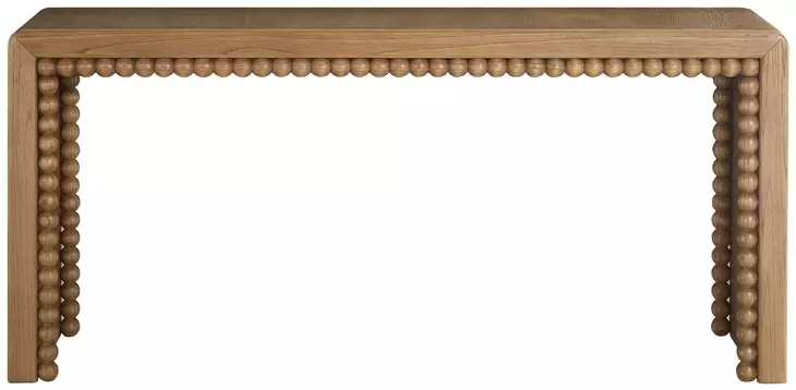Sirius Satin Oak Rectangular Console Table
