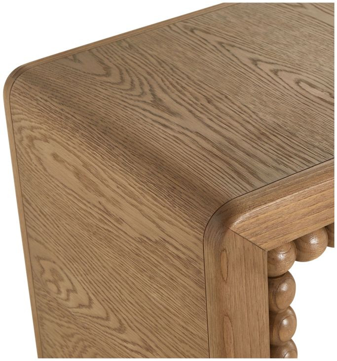 Sirius Satin Oak Rectangular Console Table