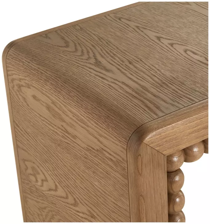 Sirius Satin Oak Rectangular Console Table
