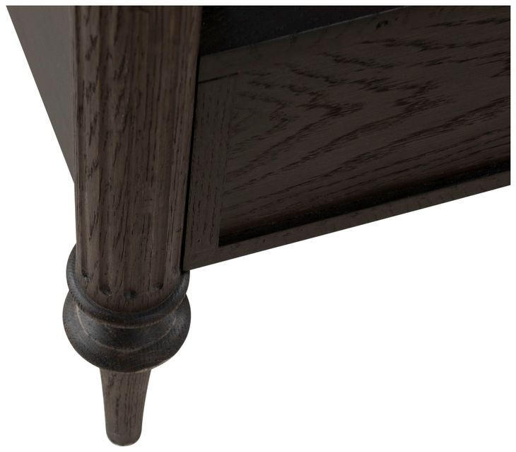 Andrea Dark Stained Oak Queen Panel Bed