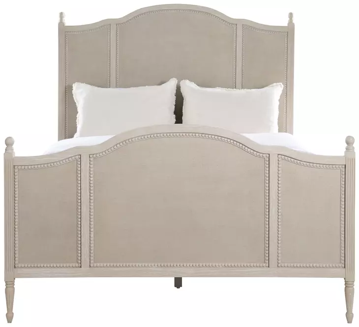 Caroline Cerused White Panel Bedroom Set
