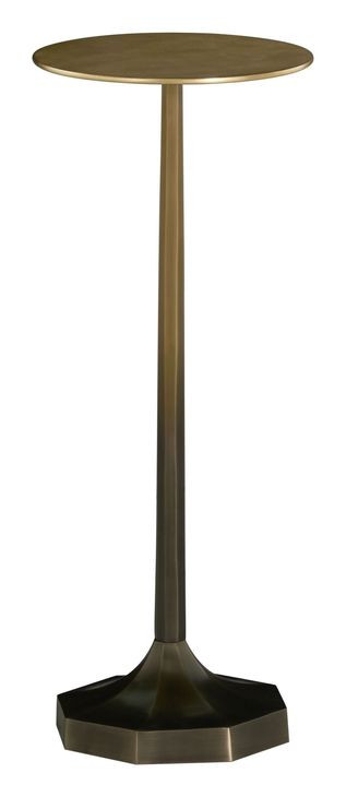 Ombre Faded Bronze Round Drink Table