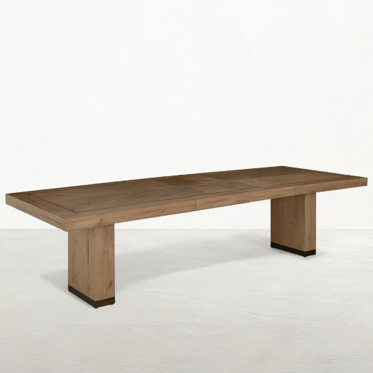 Highland Dawn 118" Extendable Rectangular Dining Table