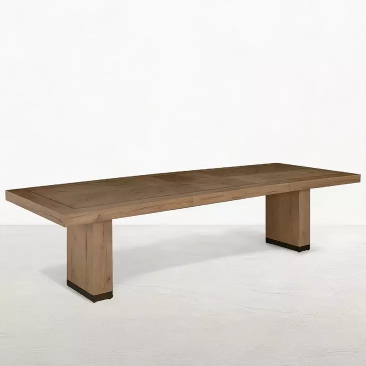 Highland Dawn 118" Extendable Rectangular Dining Table