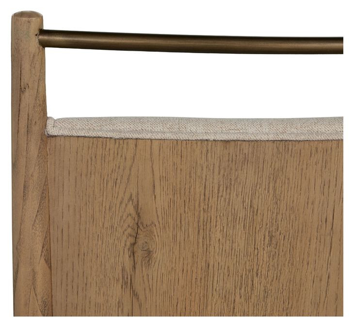 Highland Dawn and Sand Performance Fabric Upholstered Dining Arm Chair