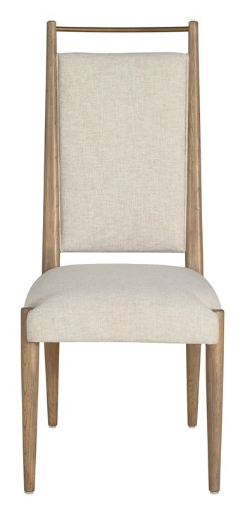 Highland Dawn and Sand Performance Fabric Upholstered Dining Side Chair