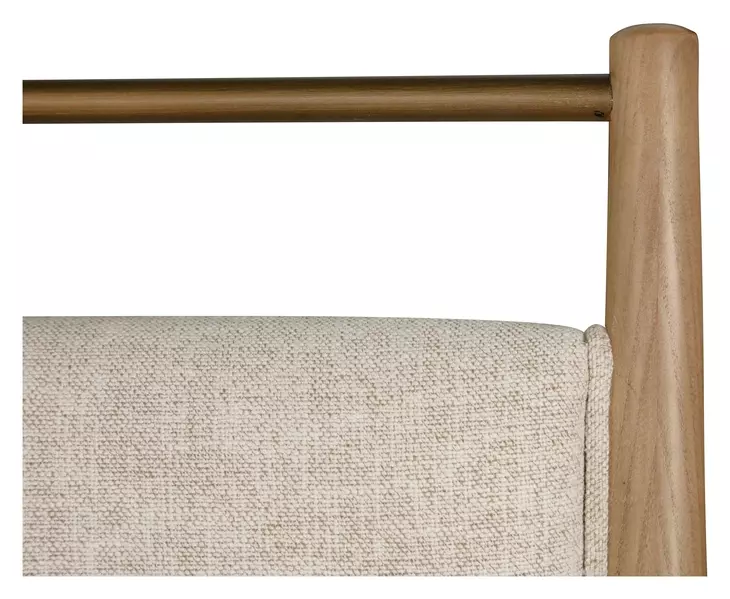 Highland Dawn and Sand Performance Fabric Upholstered Dining Side Chair
