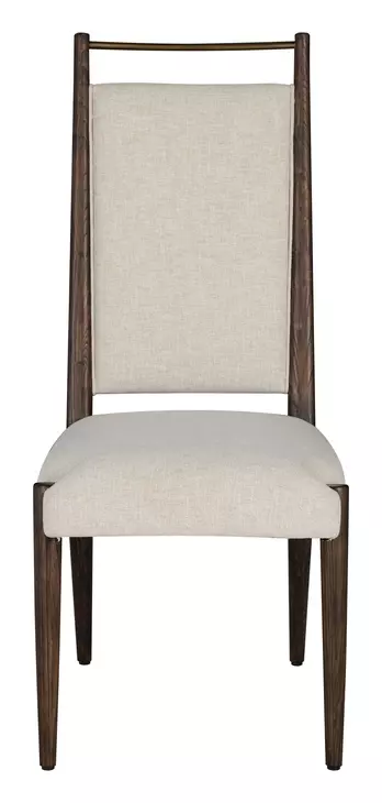 Highland Dusk and Sand Performance Fabric Upholstered Dining Side Chair