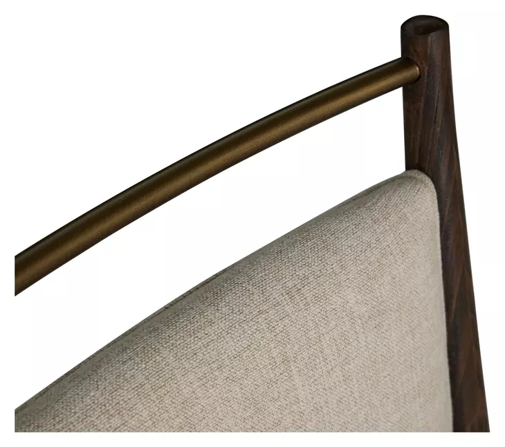 Highland Dusk and Sand Performance Fabric Upholstered Counter Height Stool