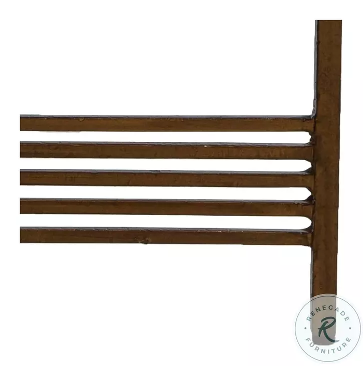 Tanner Hammered Antique Brass Coffee Table