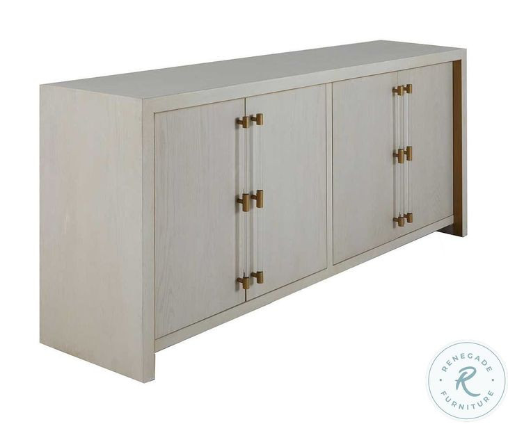 Winford Cerused White Cabinet
